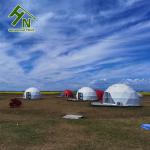 Big Transparent Bay Window Geodesic Dome Tent For Outdoor Event