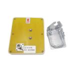 Yellow Outdoor Directional Antenna Flat Panel 6250-6750MHz UWB 13 DBi N