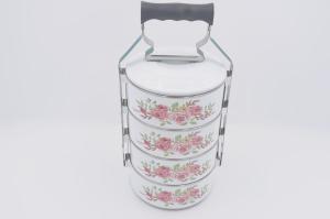 Wholesale 4 Tiers Stainless Steel Lunch Box Dishwasher Practical Metal Bento Box from china suppliers