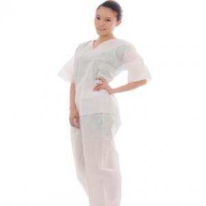 Wholesale Approved CE MDR Prevent Bacterial  45g/m2 SMS Disposable Medical Use Pajamas Suits from china suppliers