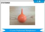 Orange Laboratory Health Care Supplies / 30ml 60ml 90ml Rubber Bulb Syringe