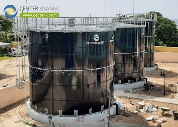 Glass Fused to Steel Industrial Liquid Storage Tanks for Industrial Wastewater