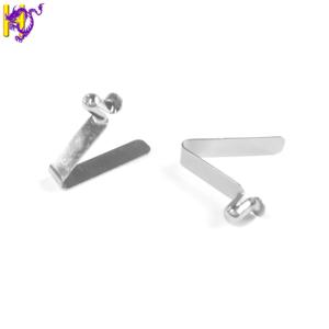 Wholesale Flat Stainless Precision Stamping Parts Spring Clip Shrapnel Push Button from china suppliers