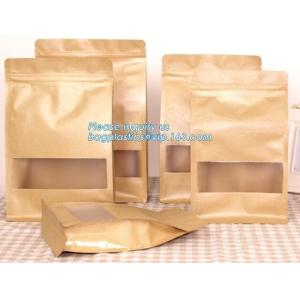 Buy cheap Food grade kraft paper aluminum foil ziplock bag, packing cereals,condiments from wholesalers