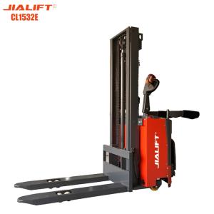 Wholesale 2.2kw Lift Motor Rating at S3 15% Electric Reach Stacker CL1532E with 1500kg Traction Weight and 3200mm Lifting Height from china suppliers
