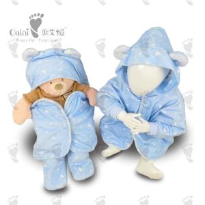 Wholesale Customised Newborn Infant Coat Loveable Infant Body Coat Blue Stuffed 37cm from china suppliers
