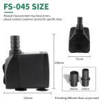 60Hz Outdoor Aquarium Water Pump For Hydroponics Backyard Fountain