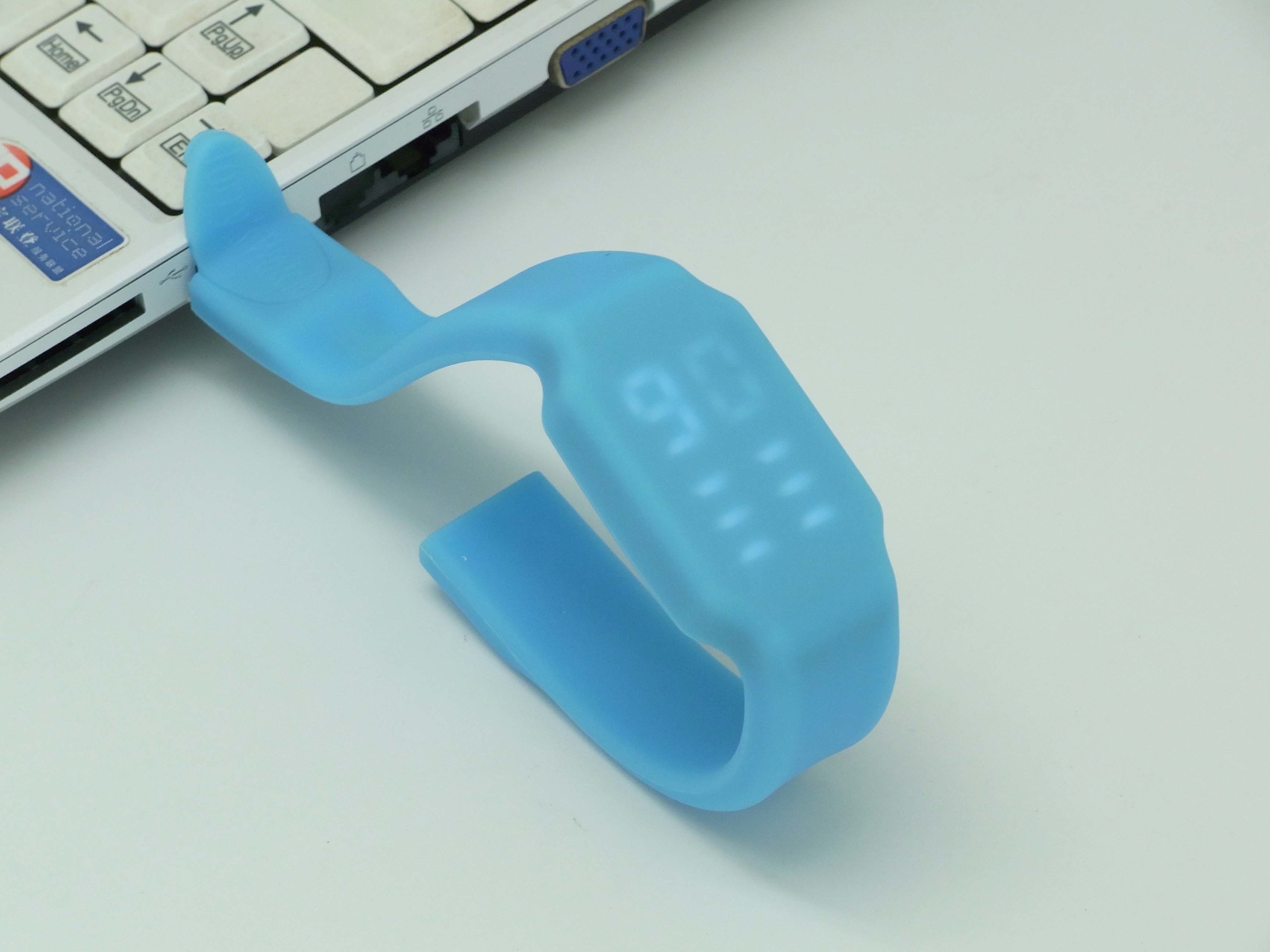 Waterproof Silicone Memory Stick Bracelet UDP Inside wristband usb 256GB 128GB