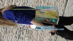 Female Casual Toiletry Shoulder Bags, summer waterproof clear pvc shopping bag