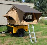 Customized Pop Up Roof Top Tent , Aluminum Pole Roof Rack Mounted Tent