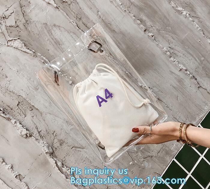 waterproof stadium Bags handbags, Clear gift packing PVC handbag, Envelope Clutch PVC Vinyl Plastic Purse Bag, tote hand