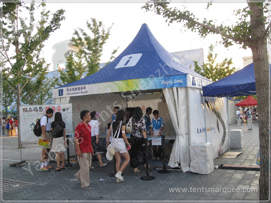 Professional Small White Walls High Peak Tents Waterproof CE TUV Certification
