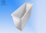 Heavy Duty Narrow Window Industrial Laundry Trolley On Wheels Rotomolding Bigger