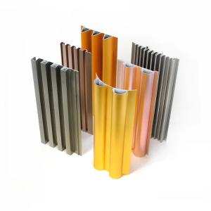 Wholesale Manufacturing exterior aluminum cladding metal wall cladding for facades wave decorative aluminum profile from china suppliers