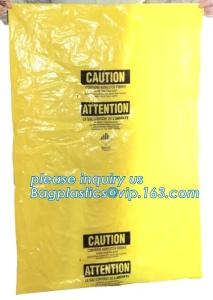 Wholesale Autoclavable Polypropylene Bags , Plastic Biohazard Bags Removal And Burial from china suppliers