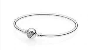 China heart lock charm bracelet s925 sterling silver jewelry  silver bracelet 1:1 STERLING SILVER on sale