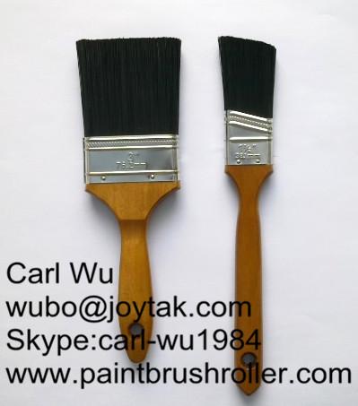 Natural bristle Chinese bristle synthetic mix 2 piece paint brush sets wood