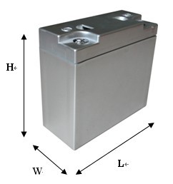 Prismatic Lithium Ion Battery Cells 12V 20Ah , Lithium Ion Boat Battery