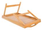 Hot Sell Mutifunctional Organic Bamboo Serving Tray with Foldable Legs