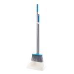 PP PET Floor Cleaning Tool Iron Pole Lobby Dustpan And Brush 138cm