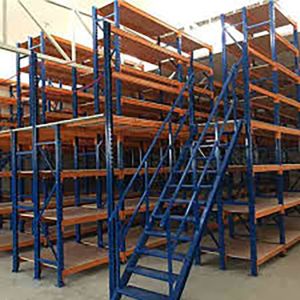 Buy cheap Steel Platform Mezzanine Heavy Duty Mezzanine Floor Rack Attic Storage Racks from wholesalers