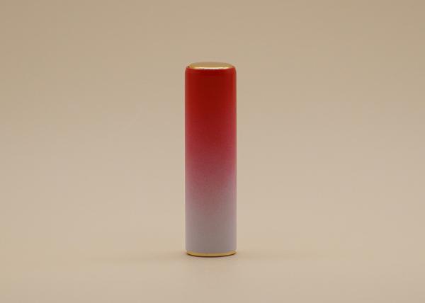 Gradient Color Lipstick Tube Packaging Red Pink To White Dull Polish Simple