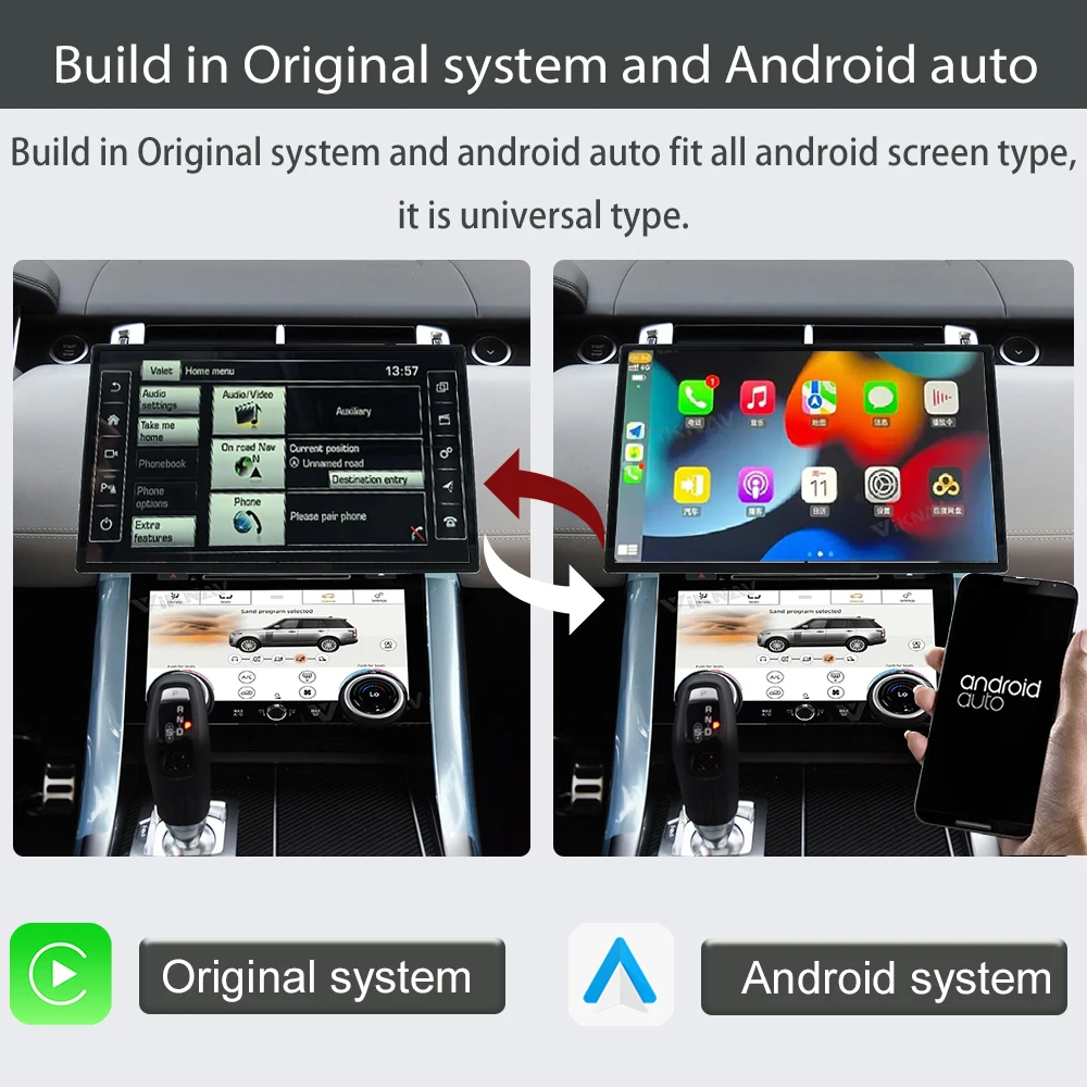 Auto Stereo Car Radio For Range Rover Sport L494 2013-2017 Carplay Android Multimedia Player GPS Navigation Head Unit