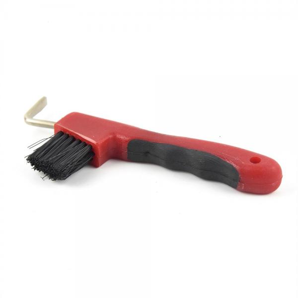 Quality Optional Color Custom Hoof Pick 19cm With Soft Cover PP And TPR Material for sale