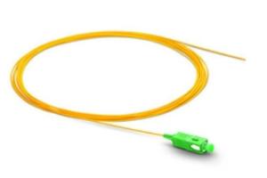 Wholesale Fiber Optic Pigtail Simplex SC/FC/LC/ST/E2000 Connector SM/MM Low IL/High RL 0.9/2/3mm 1/3/10m Length from china suppliers