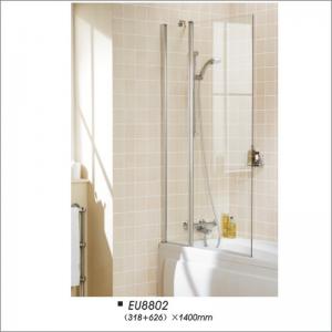 Wholesale Bathroom Pivot Over Bath Shower Screen / Glass Shower Doors CE CCC Certification from china suppliers