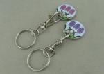 Zinc Alloy Shopping Coin Die Stamped Silver Trolley Token Iron