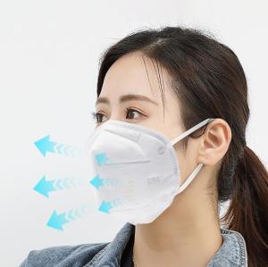 Wholesale Breathable KN95 Respirator Mask / Anti Pollution Face Masker 5Ply from china suppliers