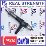 6D140 injector assy 095000-6120 for Komats 6D140 diesel engine injector with OE