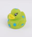 5cm Length Dot Patterned Baby Rubber Duck Floating Water Resistant BPA Free