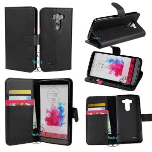 Wholesale Nillkin flip case ,black protective pu case for LG G3 with card slots from china suppliers