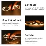 50000 Hour Working Lifetime Electroplate COB Led Strip Light for Kitchen Living