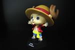 One Piece Character Cartoon Custom Plastic Toys With A Strawhat 3.5 Inch