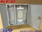 Double Doors Fiber Optic Termination Box / Wallmount Polemount 24 48 72 Core