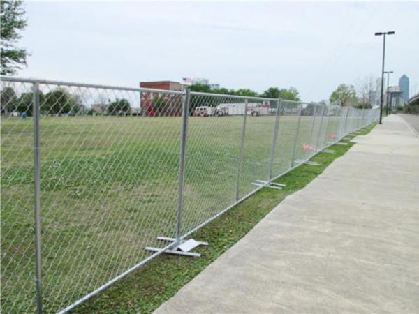 use of temporary fence