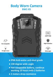 Wholesale Ambarella IP68 Waterproof Body Video Camera Hot Swappable 2200mAh from china suppliers
