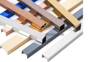 Wholesale Grooved Stainless Steel U Profile Moulding Corrosionproof For Wall Decoration from china suppliers