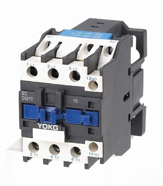 Low Voltage SC32 AC Coil Contactor 3P 50A 690V 1NO Or 1NC Electric Contactor