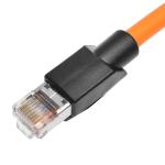 Alvin's Cable Profinet Cat6 Shielded Ethernet Cable Left Angle High Flex Gold