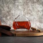 500ml 200ml 700ml 750ml Super Flint Glass Empty Clear Brandy Whisky Bottle with
