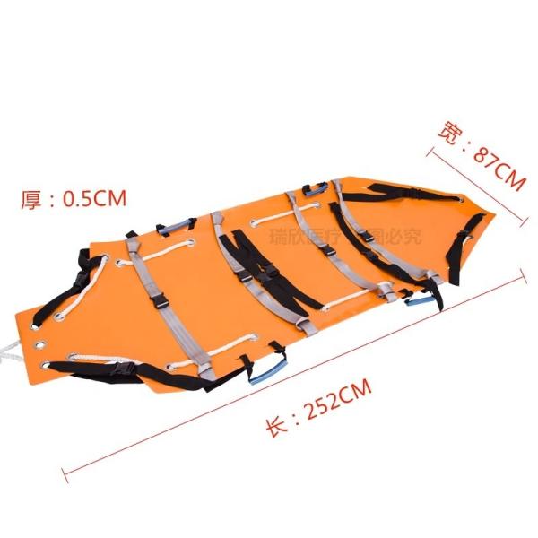 Versatile EVA Rescue Roll Stretcher for Horizontal or Vertical Lift Medical