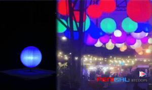 Wholesale Dynamic Event Lighting Balloon 6500K RGBW Balloons With 512 DMX from china suppliers