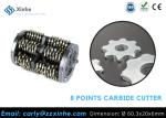 Concrete Saw EDCO Scarifier TCT Carbide Tungsten Cutters Parts Zinc Surface