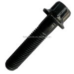 DIN Standard Silver Finish M7x 32MM LENGTH Steel 12 PT Flange Head Bolts in