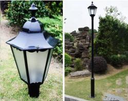 Wholesale Courtyard Solar Led Lights 750mmx550mm Aluminum+PC IP65 E27 Replaceable from china suppliers