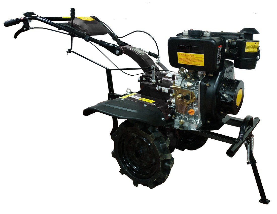188F Wet Friction Plate Tiller Ploughing Machine Diesel 7.2KW Stepless